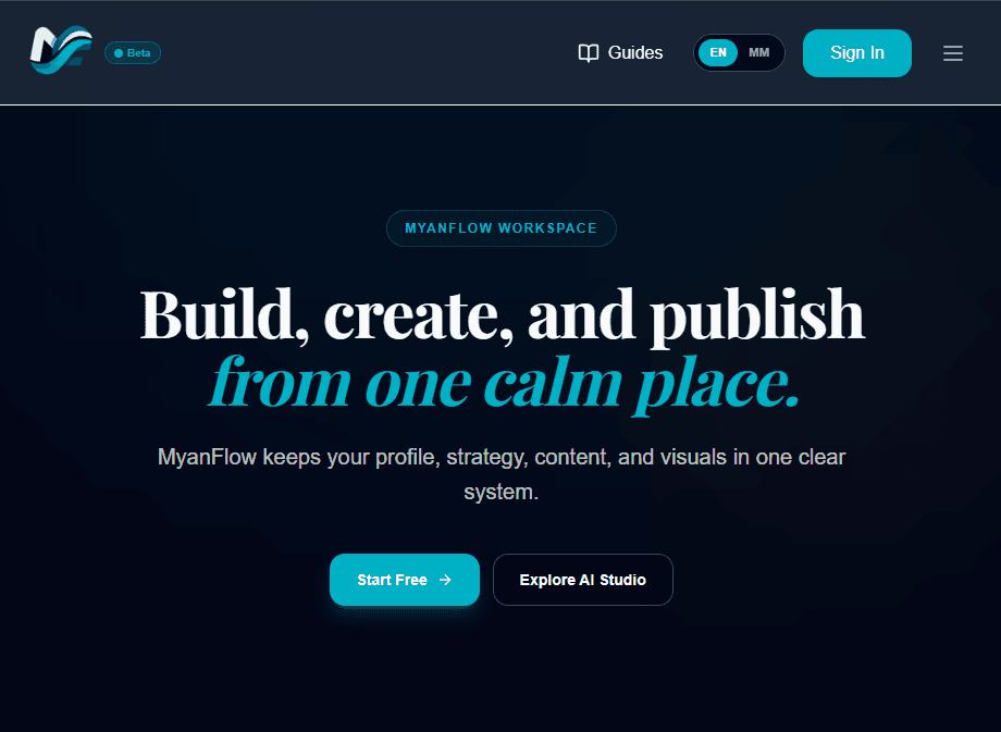 MyanFlow project preview
